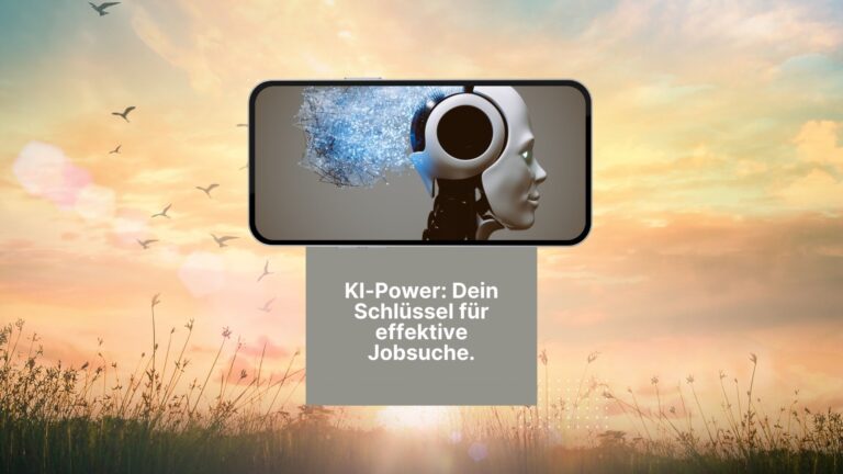 KI-Power: Dein Schlüssel für effektive Jobsuche.